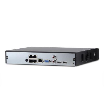 China 128 Users 4ch Dahua NVR4104HS-P-4KS2/L NVR4104HS-P-4KS24 Channel Smart 1U 1HDD Network Video Recorder poe for sale