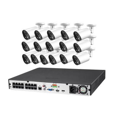 China NVR NVR 16ch PoE IR Camera Kit Surveillance System Channel HD Cctv Dvr NVR Night Vision NVR Kit Cctv Security IP Bullet Camera Kits Poe Poe Bullet Kits Channel Hd Dvr 16 for sale