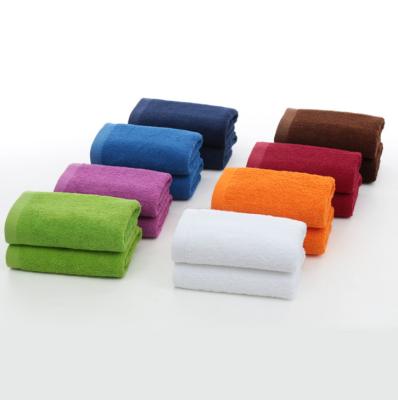 China 100% cotton absorbent thickened face towel for adults for beauty salon super absorbent face towel for sale