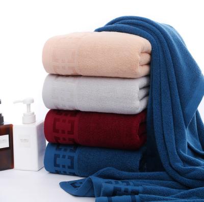 China New Arrival QUICK DRY Cotton Bath Towel Plain 70x140cm for sale