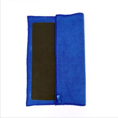 China High Absorbent 30*30cm Microfiber Clay Towel Car Care Blue for sale