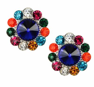 China E432105 ALLOY Ladies Earrings Designs Colorful Pictures Stud Earrings Modern Women Women Stud Earrings for sale