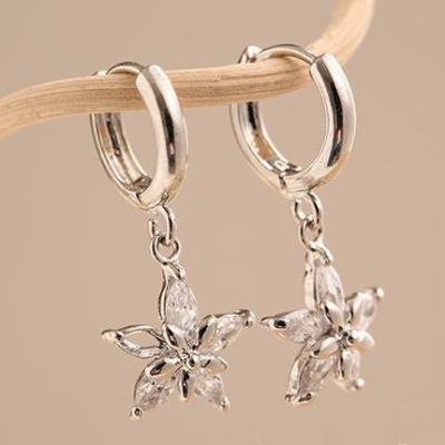 China ALLOY hot new products for 2015 interesting pretty girls earrings zircon star stud earrings for girls for sale