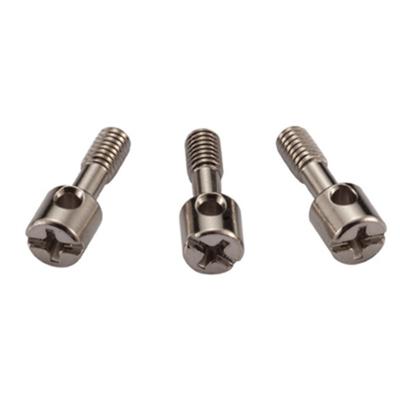 China Pan Equipment Screw For Electric Meter Cheese Head Full Slotted Wire Screws Regulating Screws With Hole for sale