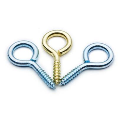 China Oval hook screw, screw eyes, screw eye hook for sale