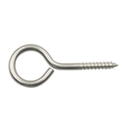 China Oval Screw Eye Hook Stainless Eye Hole Screws for sale