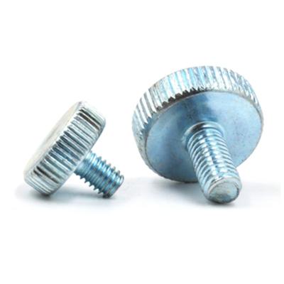 China DIN653 flat knurled thin inch screw type for sale