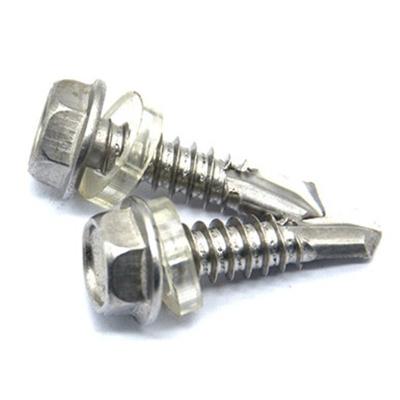 China Wood wholesale zinc Pan China metal stainless steel csk hex head epdm concrete gaskets covering screw tek self drilling tapping screw for sale