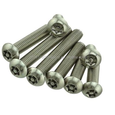 China Pan Manufacture Stainless Steel 304 Carbon Steel 316 Security Torx Screws With Pin for sale