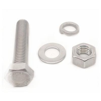 China Factory Price Connecting 304 316 316L DIN 931 DIN 933 Stainless Steel Hex Bolts And Nuts Hex Bolt for sale