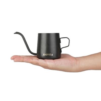 China Best Selling Viable Black Liner Travel Coffee Drip Kettle Cute Metal Gooseneck Spout Hand Drip Coffee Pour Over Coffee Maker for sale