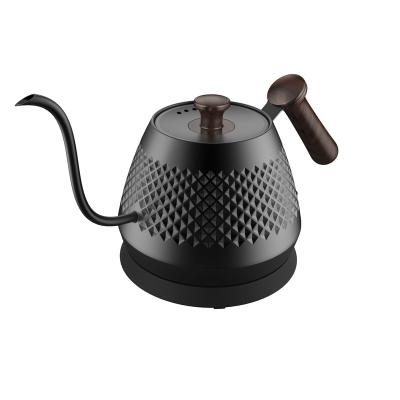 China Latest Design 360 Degree Patent Coffee Tea Hot Water Rotating Base Kettle with Gooseneck Spout Teapot and Kettle Set for sale