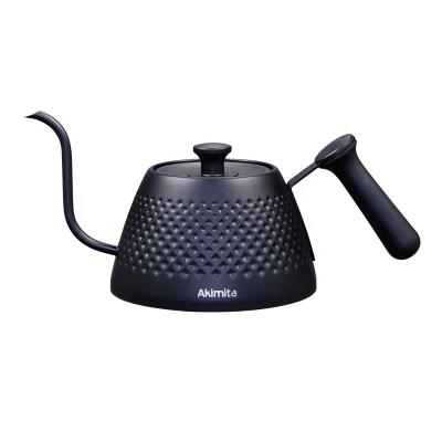 China Durable Japanese Gooseneck Spout Tea Kettle Stainless Steel Spill Over Coffee Kettle Drip Pot for sale