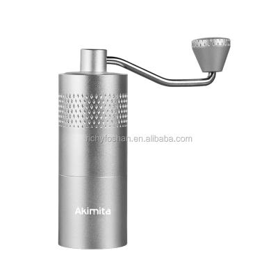 China Aluminum Alloy Viable Body Cordless Coffee Grinder Conical Burr Professional Coffee Grinder Machine for sale