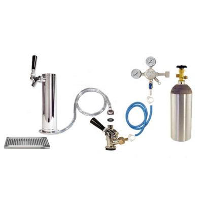 China Sustainable Tower Tap Kegerator Beer Dispenser for sale