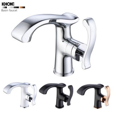 China EUROPEAN High Quality Modern Bathroom Hose Chrome Bathroom Sink Brass Mixer Tap for sale