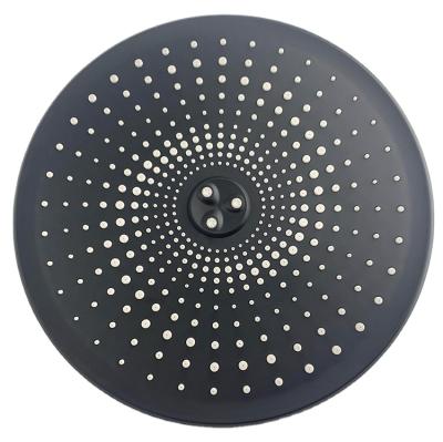 China No Turnout Factory Direct Modern Black And White Bathroom Shower Head Rainfall for sale