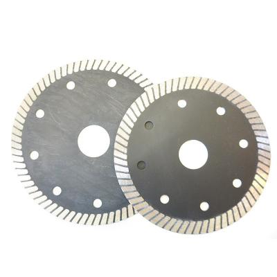 China Concrete Cutting Cutting Quartzite Ceramic Rock Lame De Scie Diamantee De Marble Turbo Diamond Circular Saw Blades for sale