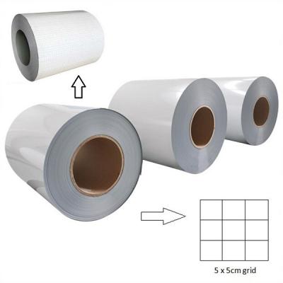 China Pre-painted Grid line magnetic whiteboard steel raw material for making whiteboard Te koop