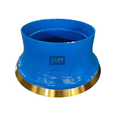 China High efficiency low cost crusher liner supplier manganese steel liner bowl liner mining cone crusher wear parts for sale