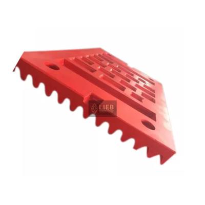 China High Efficiency Low Cost Factory ODM Mn13Cr2 Jaw Crusher Wear Parts Mn13Cr2 Jaw Crusher Wear Parts Movable Tooth Plate Fixed Jaw Plate for sale