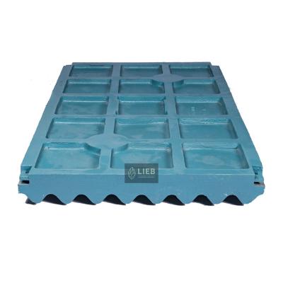 China High Efficiency Low Cost Jaw Crusher Wear Parts High Quality Manganese Steel Mining Stone Crusher Parts OEM Jaw Plates For Jaw Crusher for sale