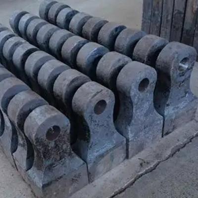 China Factory Sale Low Cost High Yield High Crusher Wear Parts High Manganese Hammer Crusher Spare Parts Hammer Crusher Plate Hammer for sale