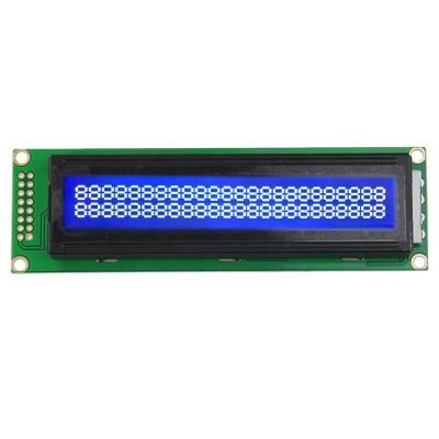 China STN 2402 Standard Character Type LCD Display White And Blue Module 118.0x38.0x10.0mm for sale