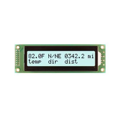 China Serial LCD CHAR DISP 20X2 I2C/RS232/6800/8080 Interface 5.55mm H X 3.20mm W for sale