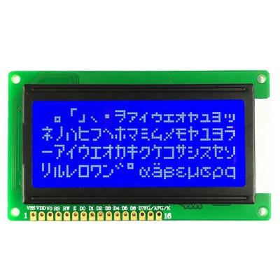 China blue 16x4 llcd odm lcd module 4.75mm H X 2.95mm W for sale