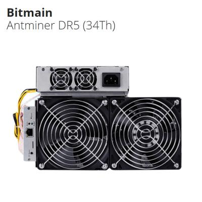 China Antminer novo DR5 (34o) Bitmain que mina o hashrate 34Th/s do algoritmo Blake256R14 à venda