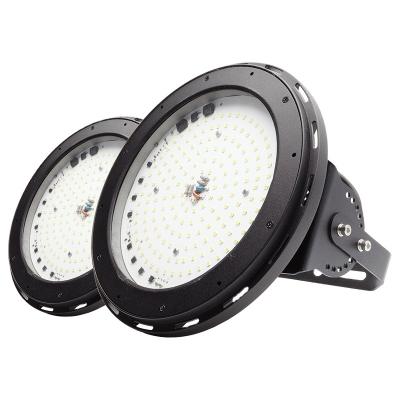 China WOOJONG Warehouse Sale Hot Model 150w LED Trilight Design Adjustable Garage Led Bright High Bay Light Auto Body Lamp Lighting Evo Desk for sale