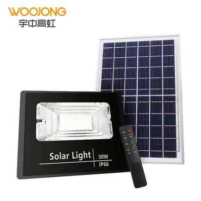 China Garden Factory Direct Solar High Power Spotlight Ip66 Waterproof Outdoor Light 100W Led Solar Floodlight for sale