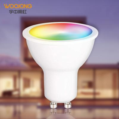 China WOOJONG WIFI MR16 GU 10 Bulb GU5.3 RGB Residential Smart Smart Led Lamp for sale