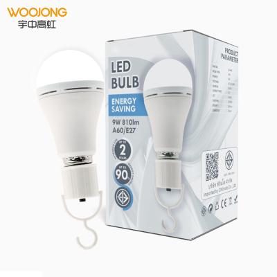 China Household Emergency Lighting E27 LED Bulb Emergency Intelligent Rechargeable Bulb Light With Built-in Battery Driver for sale