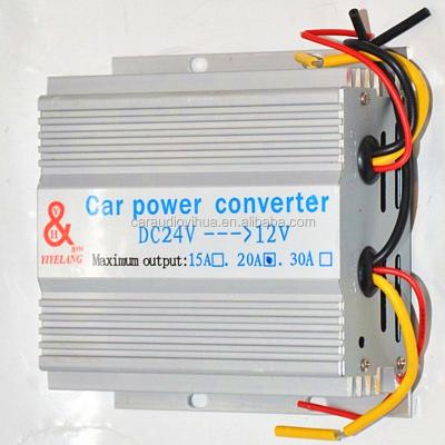 China Solar System DC 24V to 12V Buck Converter 20A for Truck for sale