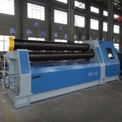 China Building Material Stores W12 12x3200 Hydraulic Iron Plate Rolling Machine for sale