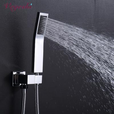 China Handless Needle Vegeshi Shower Head Set With 1500MM Stainless Steel Shower Hose And Brass Shower Holder for sale