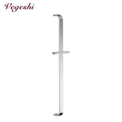 China Without Diverter Vegeshi Wall Mounted Chrome Brass Shower Slide Bar for sale