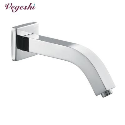 China Without Diverter Vegeshi Chrome Square High Quality Wall Mounted Brass Shower Arm for sale