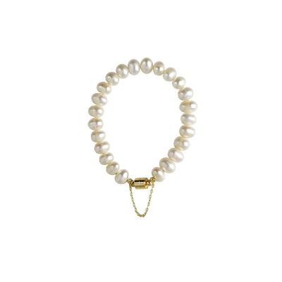 China European and American retro pearl jewelry vintage BNX bracelet fashion bracelet irregular style court design freshwater bracelet for sale