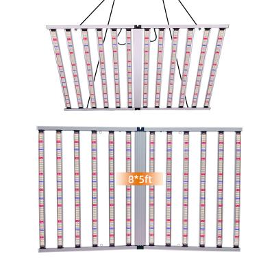 중국 휴대용 LED 성장 조명 1 채널 디메이블 LED 성장 조명 1200W 최적 식물 성장을 경험 판매용