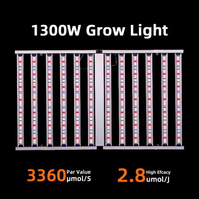 China 1300W Full Spectrum UV And IR Grow Light 2 Channel LED Growth Lamp Voor planten Te koop