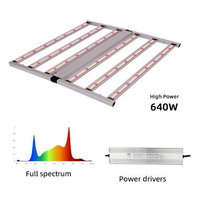 China Panel de luz de crecimiento LED de alto rendimiento atenuable de 640W para mejorar el crecimiento de las plantas en venta