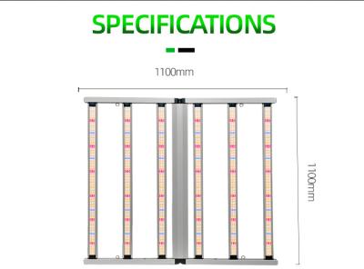 Κίνα 640W Dimmable Foldable LED Grow Light Η απόλυτη λύση για την καλλιέργεια εσωτερικών φυτών προς πώληση