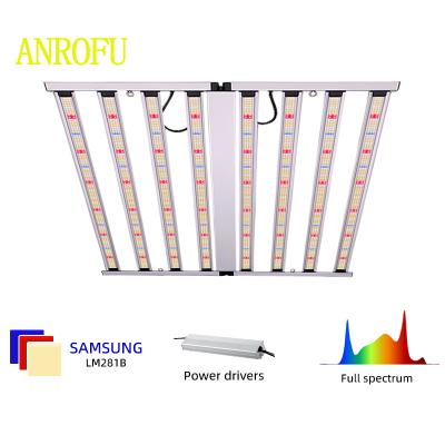 China Foldable Indoor Plant LED Grow Lights Strips 800W Two Channel Max 4x4ft Coverage Vegetation Grow Light for sale