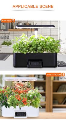 중국 Timer Function Enabled Intelligent Hydroponic Planter in White Powered by Electricity 판매용