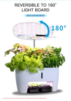 China LED-verlichtingssysteem en waterpomp Intelligente hydroponische planter voor eenvoudige binnenbouw Te koop