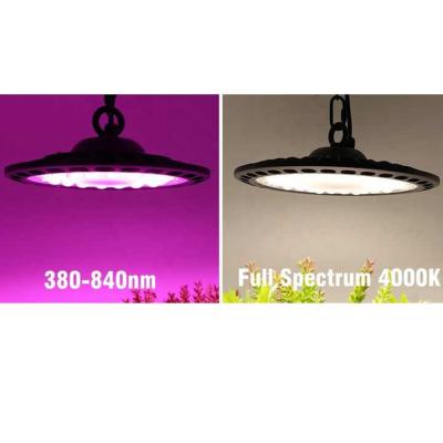 中国 エフ 2.6μmol/J フルスペクトル LED 成長光 UFO 成長光 アルミ素材 AC100-240V 電圧 販売のため