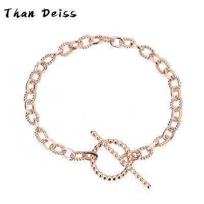 China New Female One Word Lock Clasp Twist Twist Hundred Rope Matching Bracelets Ins Trend Hip Hop Bracelets S925 Sterling Silver for sale